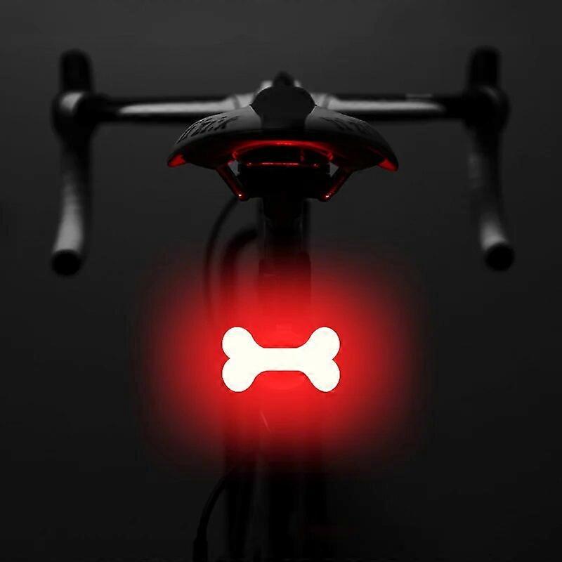 Bicycle Taillight Multi Lighting Modes USB Charge Led Bike Heart Shape Light Flash Tail Rear Lights for Road Mtb Bike Seatpost