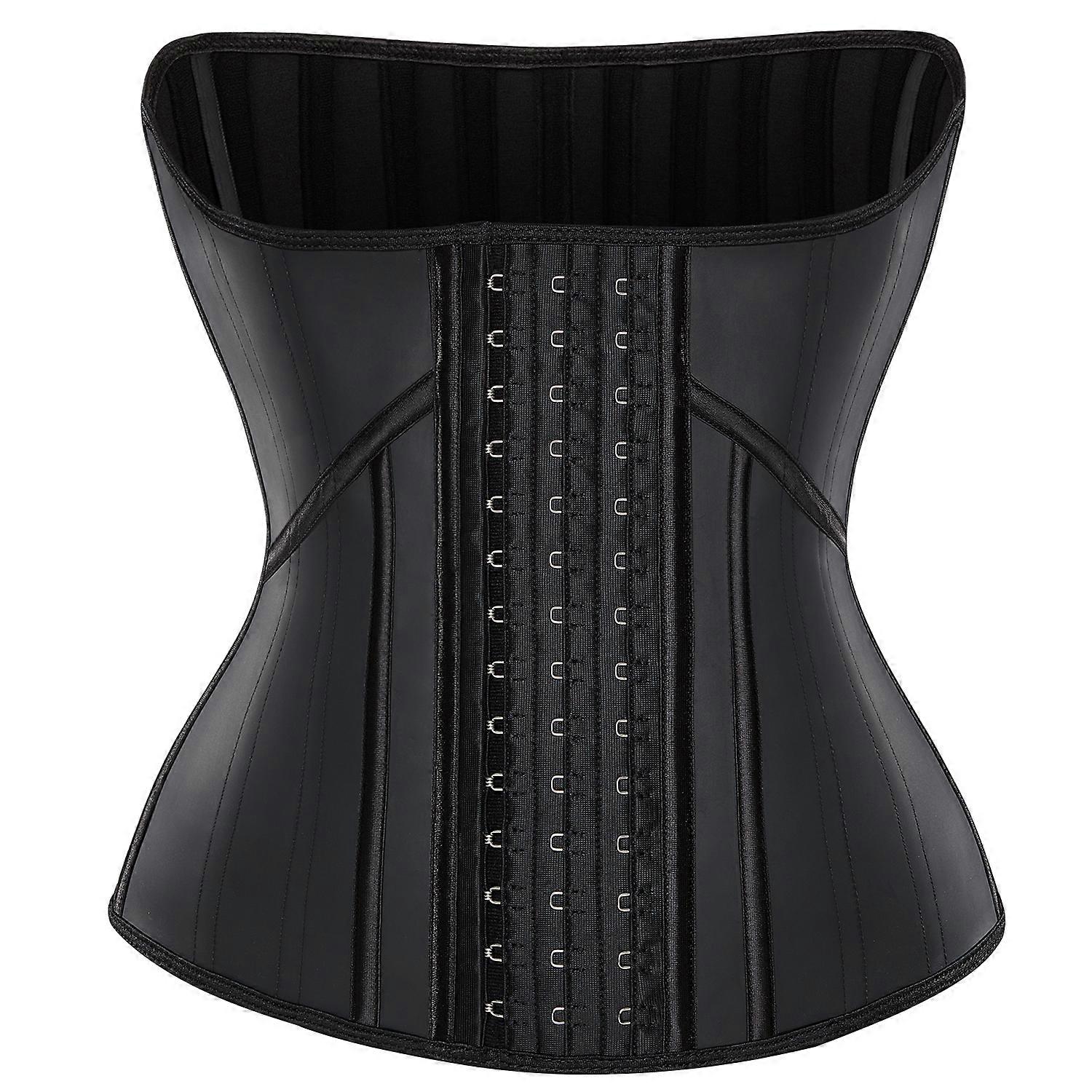 Plus Size Hourglass Waist Corset Belt Slimming Waist Trainer Latex