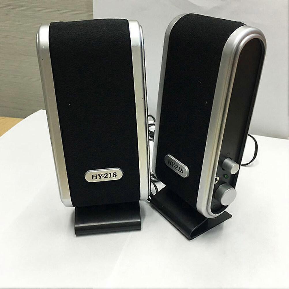 Mini Stereo Wireless Speaker USB Speakers Trumpet Computer Plastic Desktop Power