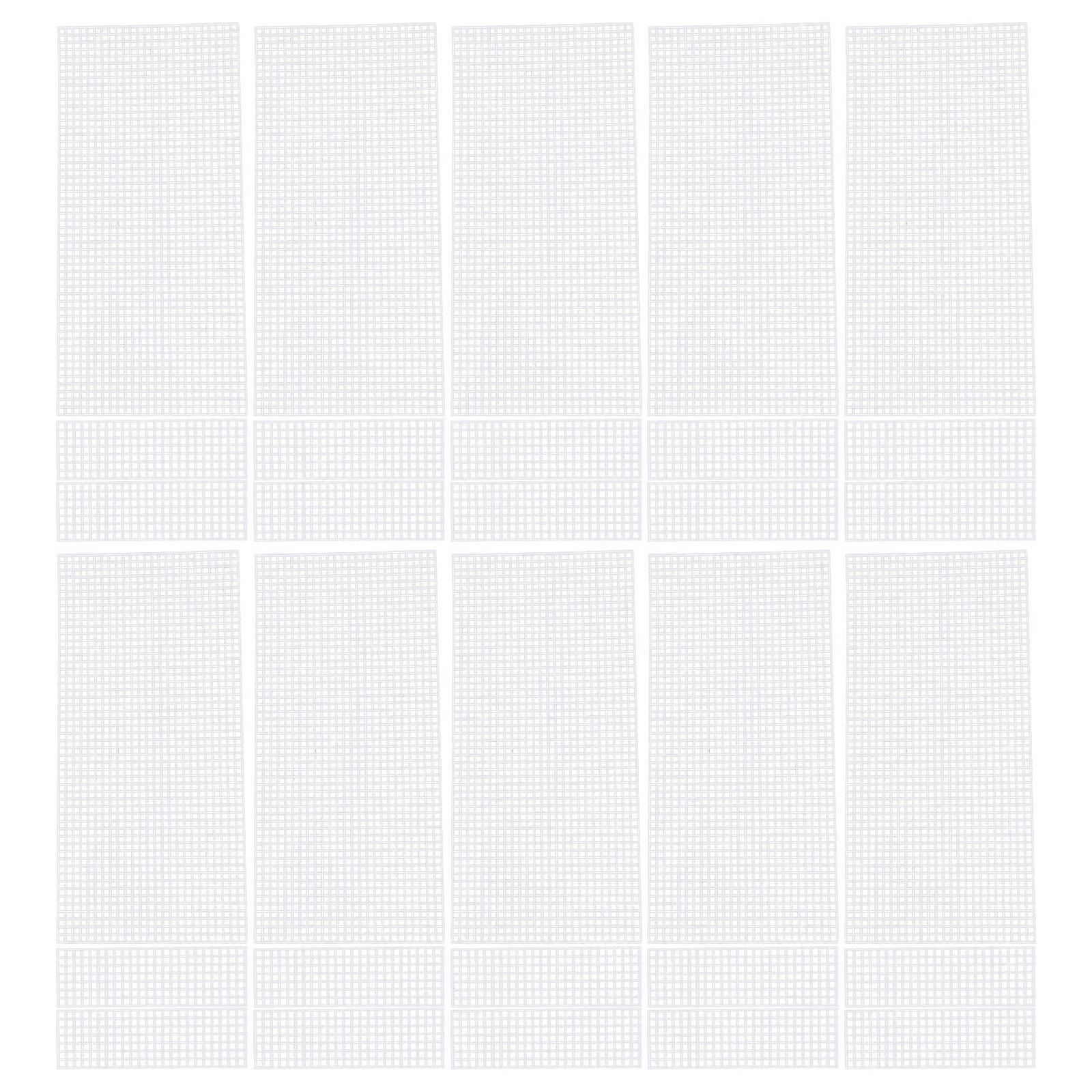 10 db fekete lap DIY hímzési kellékek tűhegyű vászon hálós vászonlap