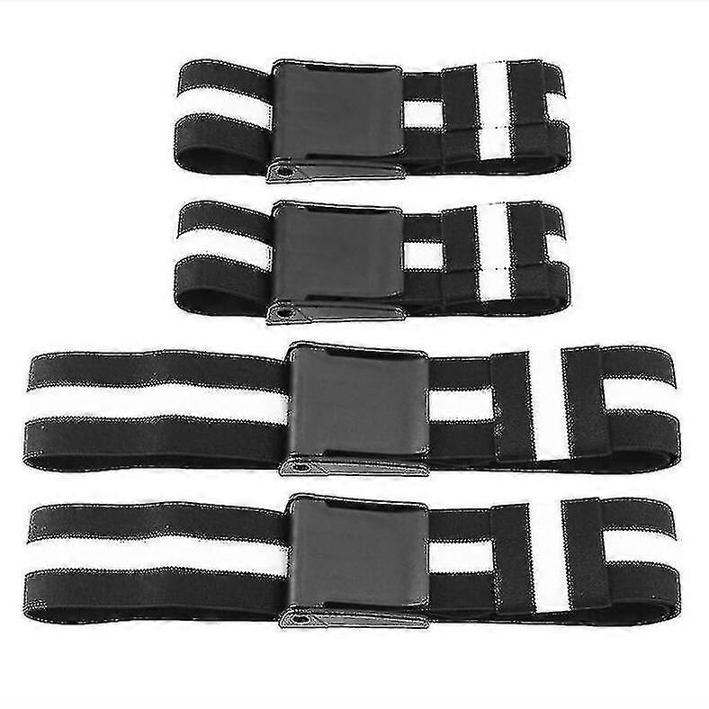 4pcs/set Occlusion Training Bands Blood Flow Restriction Bands Bicep Muscle Training Straps(red)