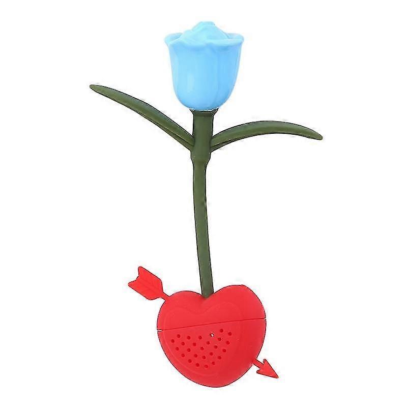 Rose Silicone Tea Strainer Filter Flower Silicon Herbal Spice Infuser Diffuser