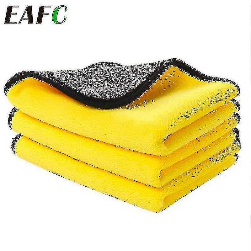 2/4/10pcs Car Wash Microfiber Towel 30x30cm Car Cleaning Drying Cloth Hemming Car Care Cloth Detailing Car Wash Towel