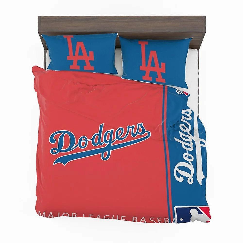 v2769 ملاءات سرير لوس أنجلوس دودجرز MLB مجموعة غطاء لحاف الدوري الوطني للبيسبول IU2769