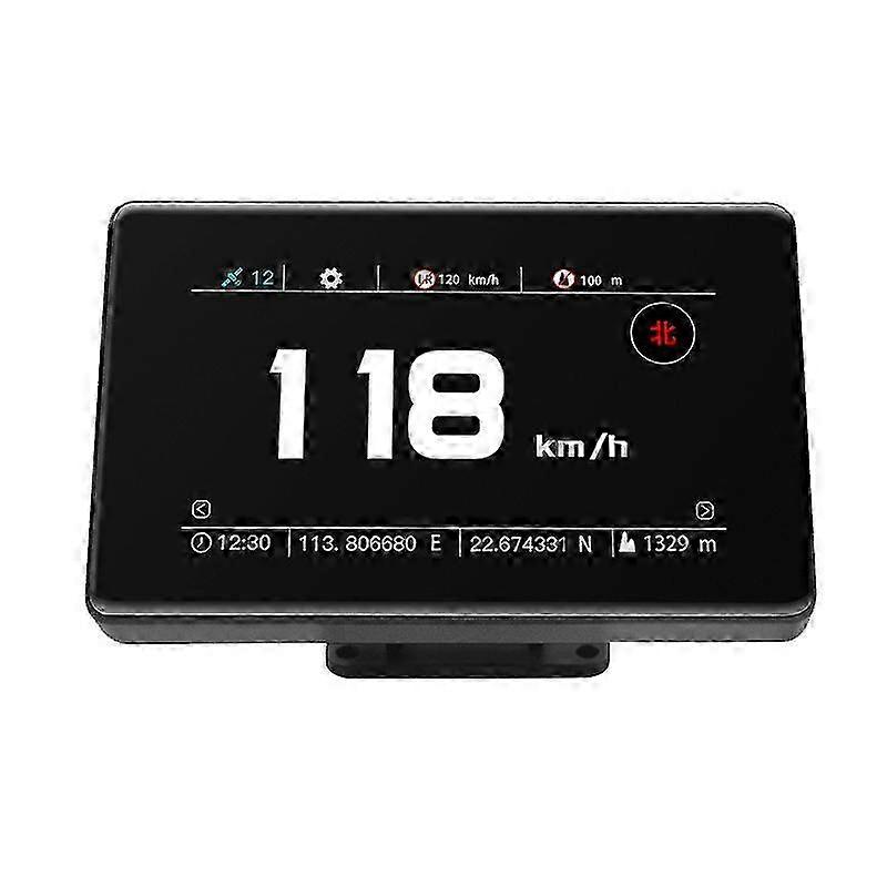 C20 HUD Car OBD Up Display Vehicle Speed Altitude Mileage Time Compass Level -Up Display