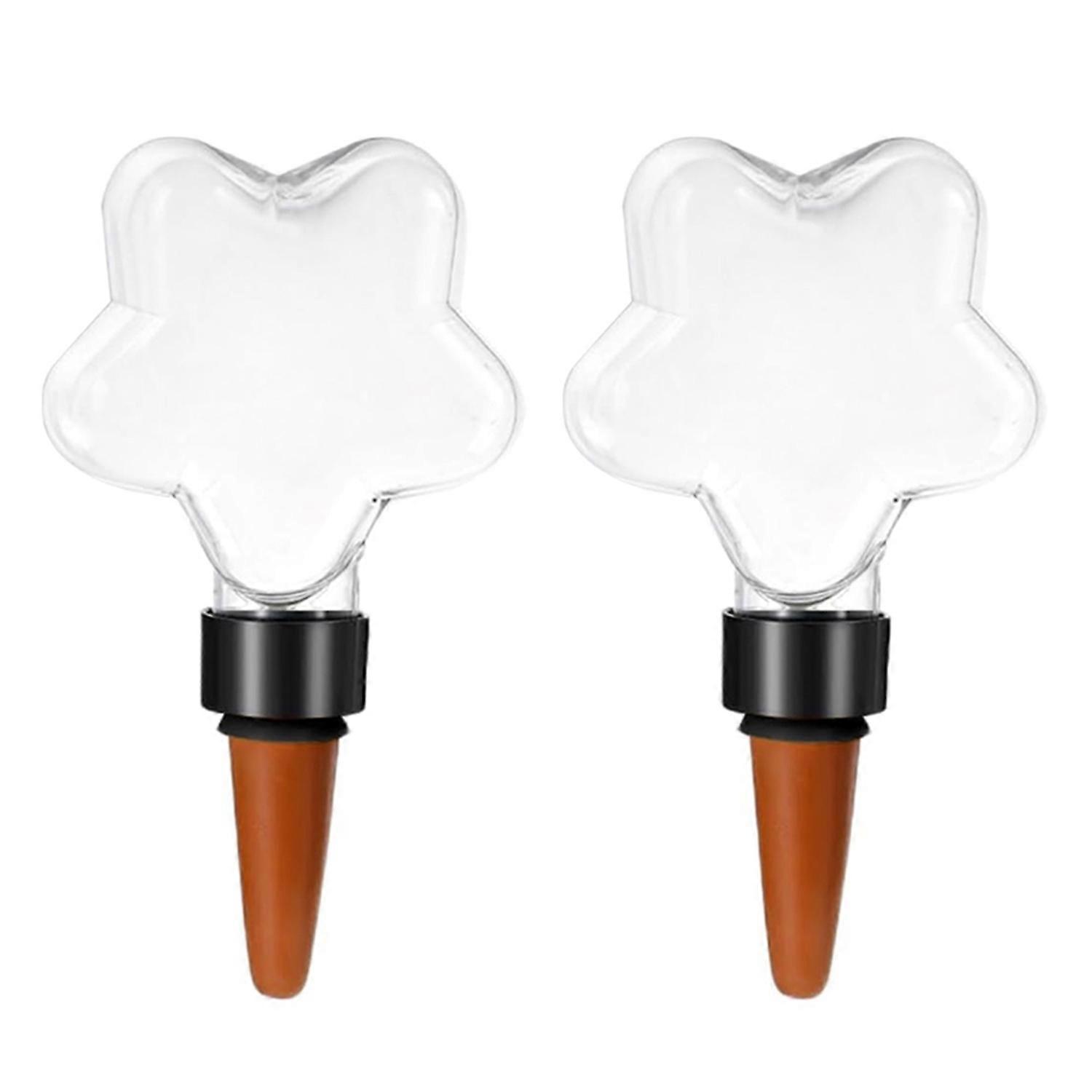 2 Pcs Watering Spike with Water Globe Self Watering Planter Insert Easy to Use Drip Irrigation Plant