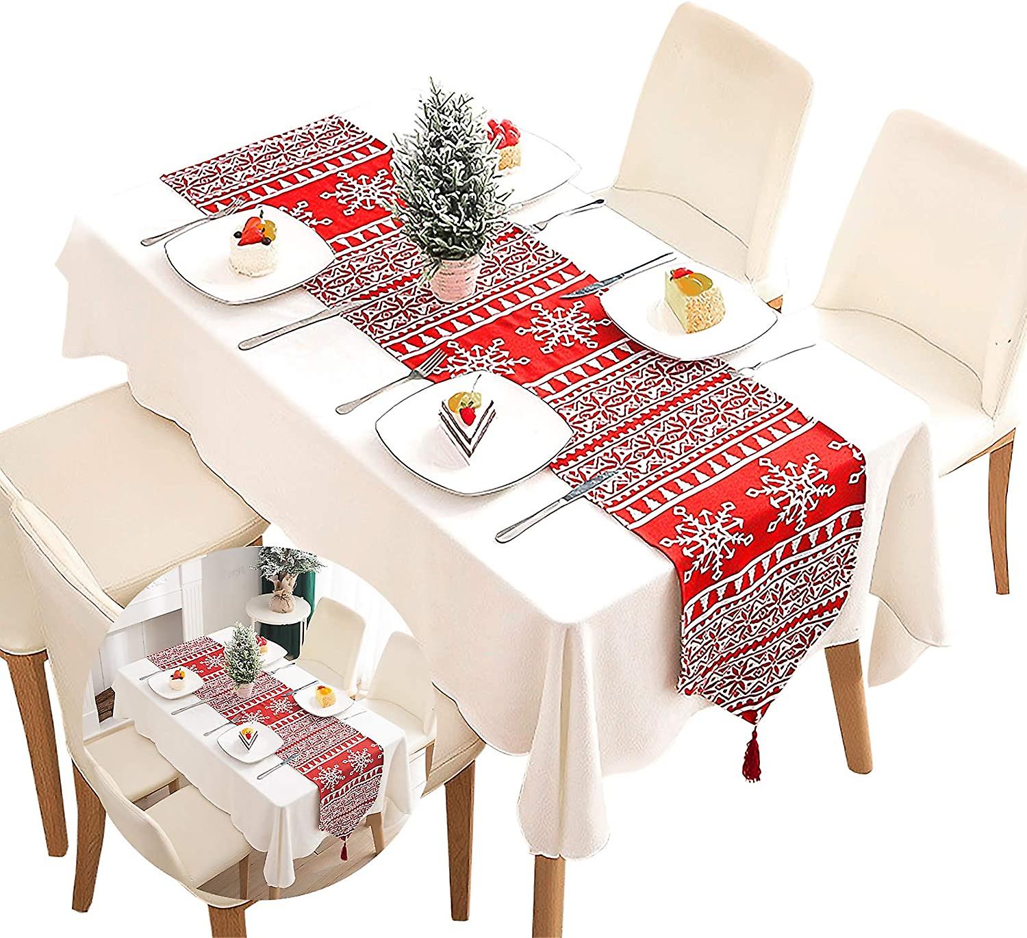 Snowflake Christmas Table Cloth