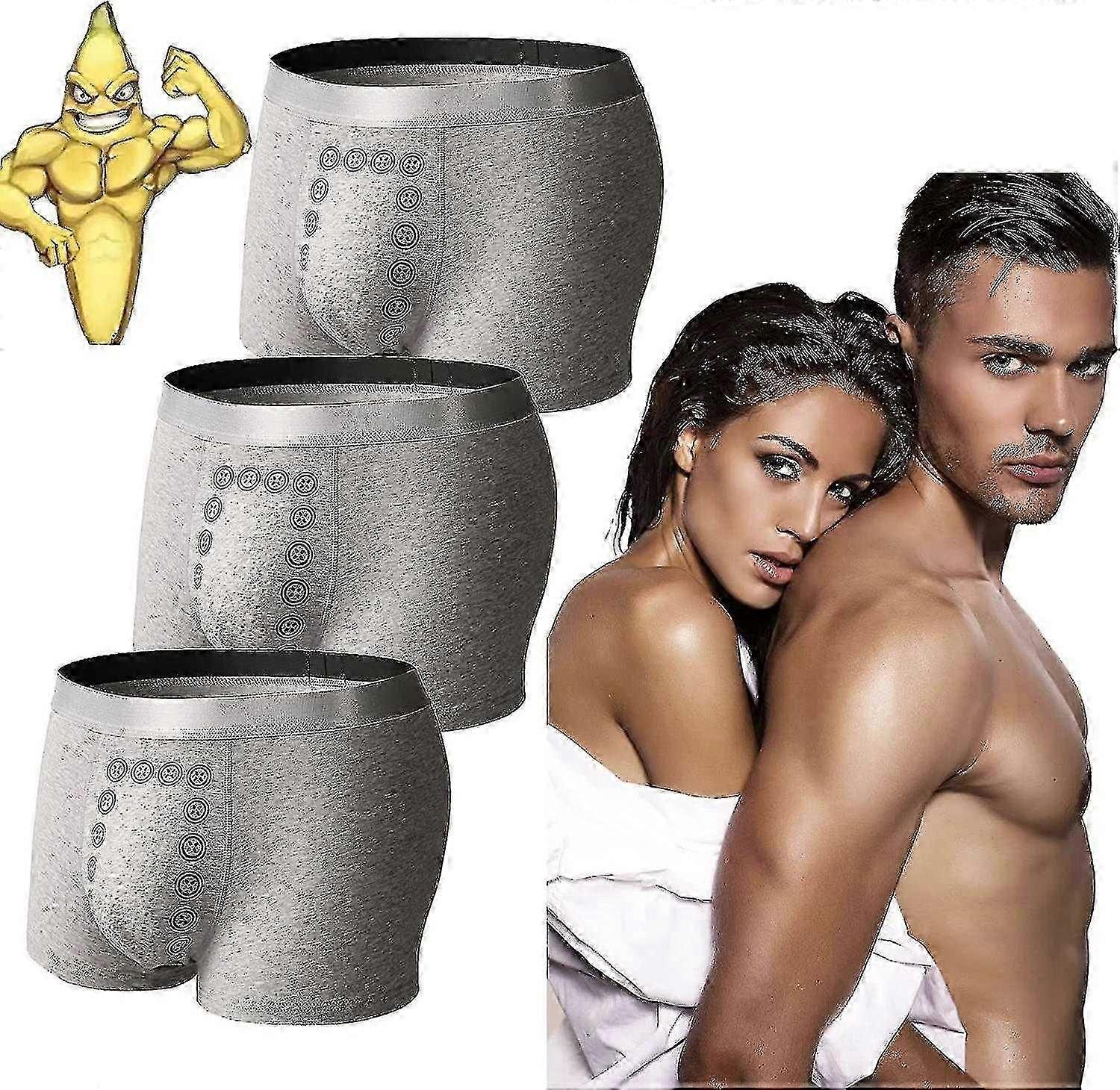 3st Eft Energifältterapi Underkläder för män, Energi Fältterapi Underkläder för män Energifält Ther