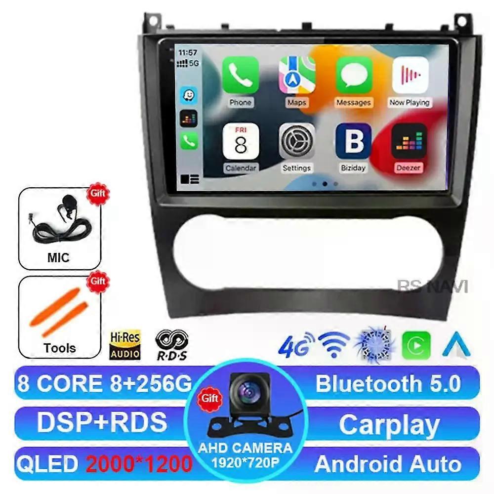 Android 14 Car Radio For Mercedes Benz W203 W209 C180 C200 C220 C230 2005 - 2009 2din Dsp Gps Viedo Player Navigation Dvd Bt