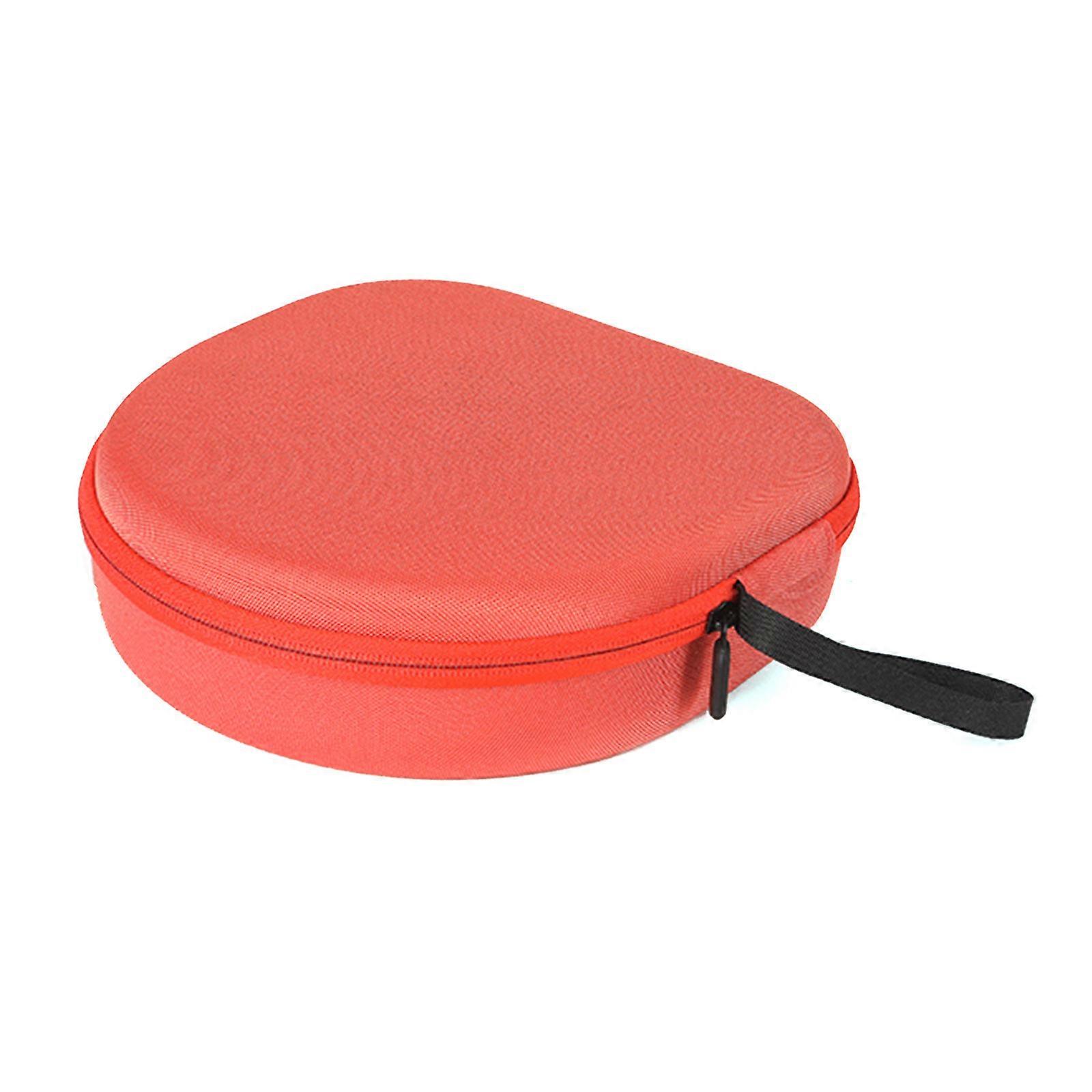 Portable Skin Case Earphone Protective Case with Zipper Design for TUNE760NC T750/660/710/510BT Headphone Protector Red