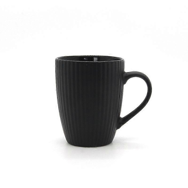 Creative Vertical Stripe Ceramic Cup Ceramic Milk Cup Simple Ceramic Mug Coffee Cup