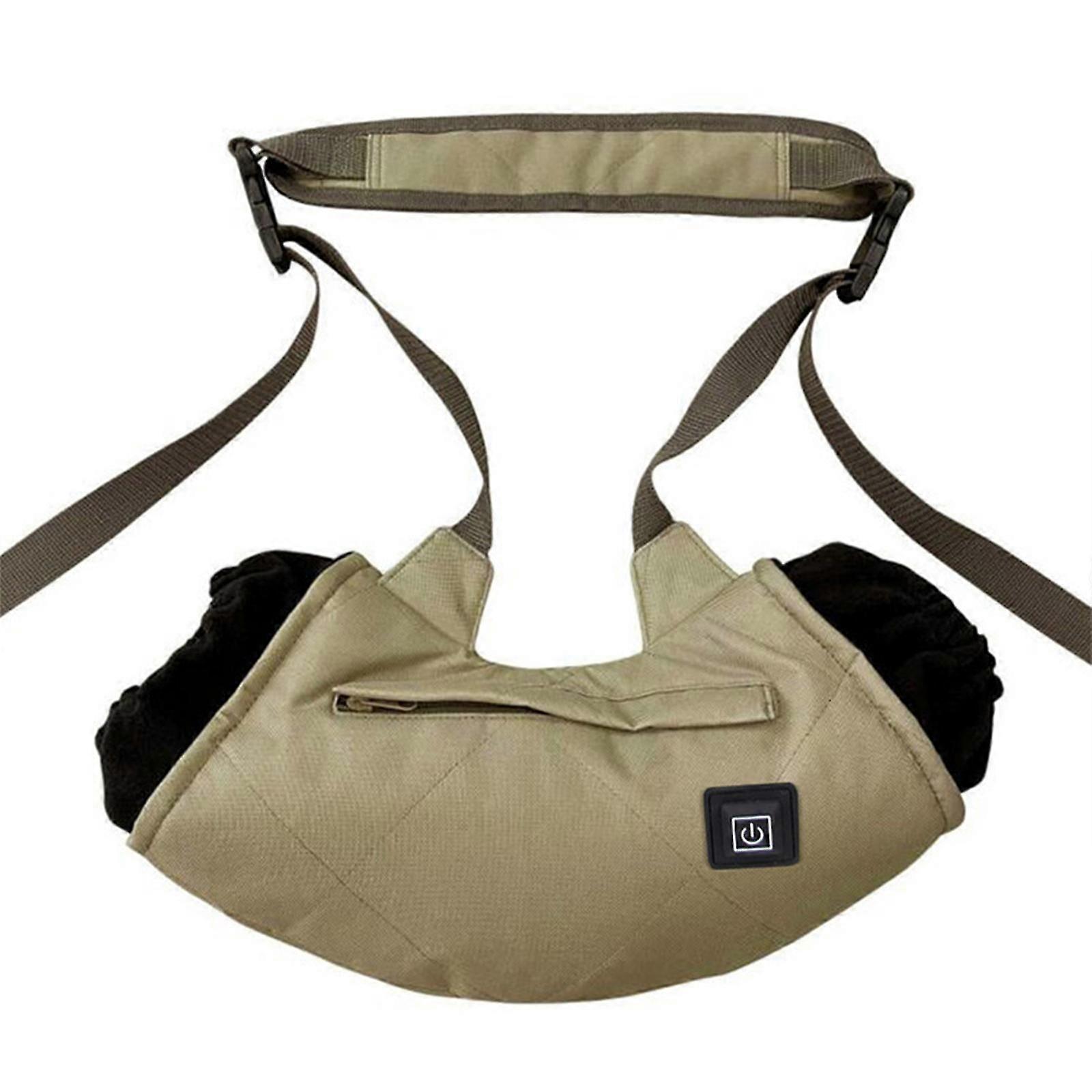 Manchon chauffant, pochette chauffe-mains chauffante électrique USB avec 3 chaleur pour l’hiver en plein air chasse camping cache-mains chauffant gants