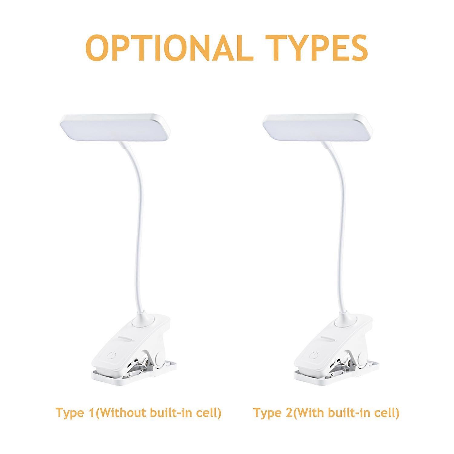 DC5V 4W LEDs Table Desk Reading Clamp Lamp 3 Colors Temperature Changeing/ Brightness Adjustable Dim
