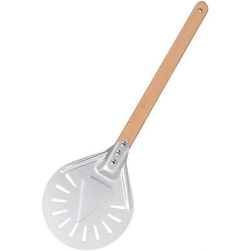 Pizza Peel7 Inch Round Pizza Peel with Long Removable Wooden Handle for Baking, Grilling and Pizza Making
