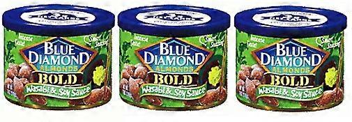 Molho de Soja e Wasabi de Amêndoas Blue Diamond Bold 3 Pack