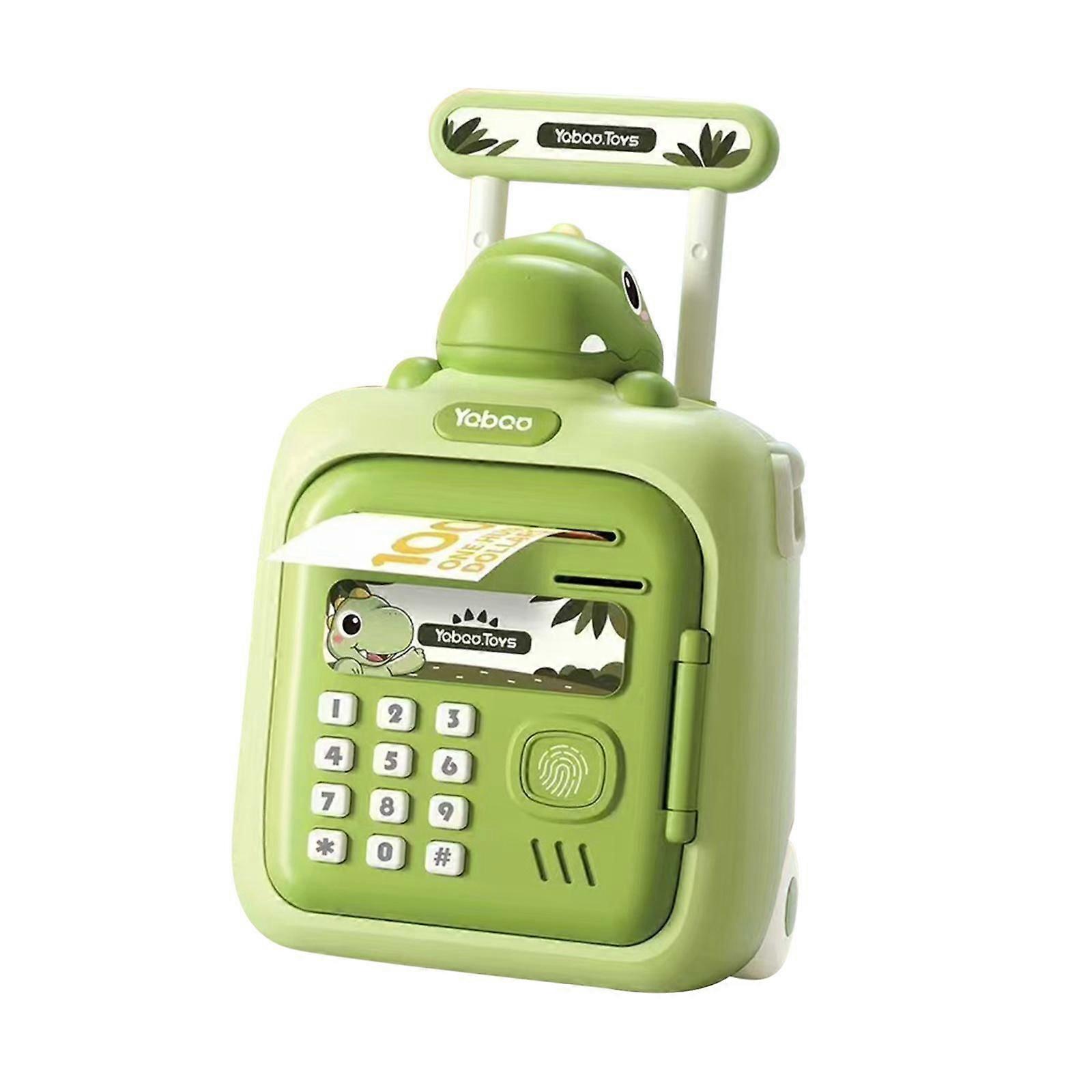 salvadanaio per bambini robusto bancomat per età 3-9 anni ragazzi ragazze bambini trolley case