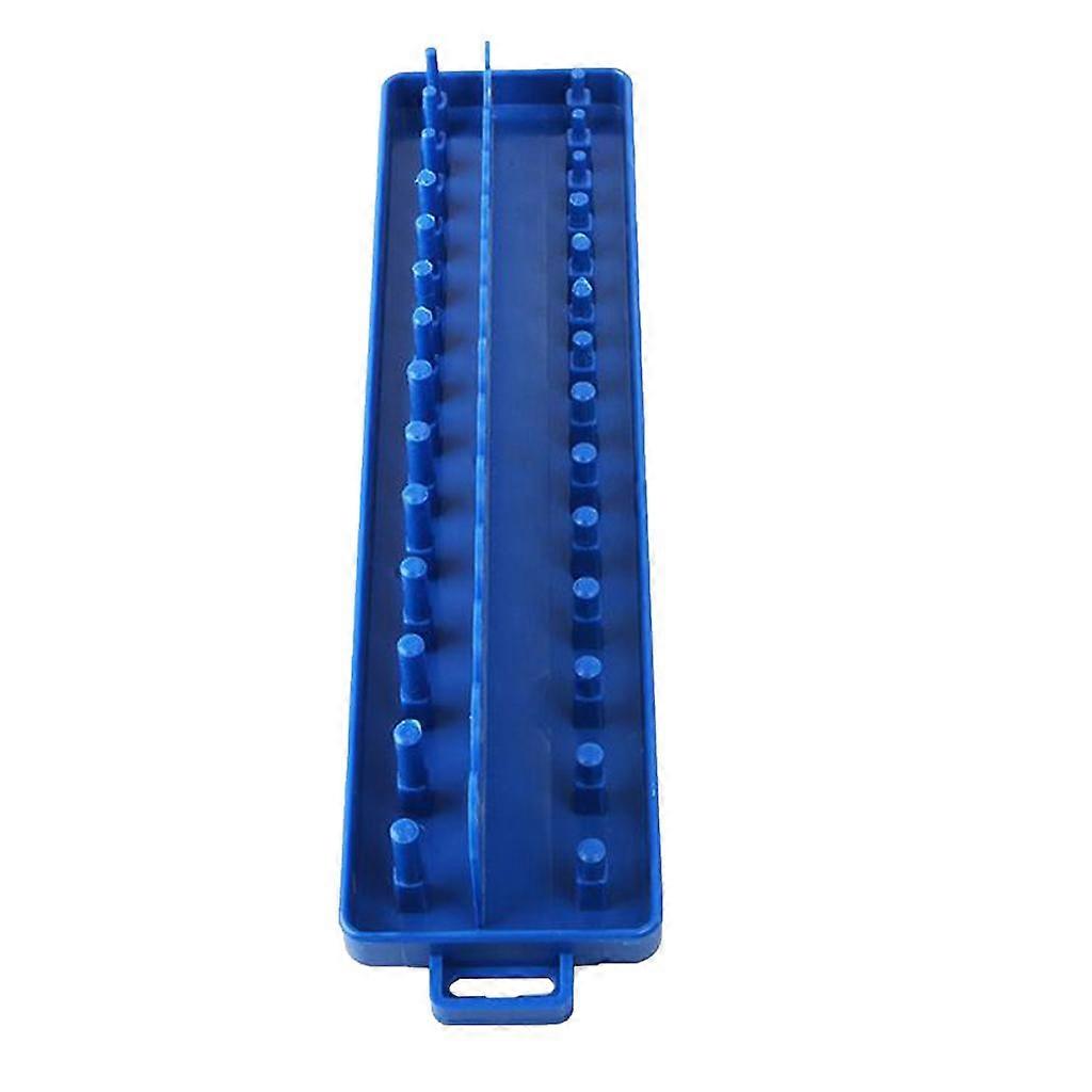 Socket Organizer Holder Drive Tool Box Red M