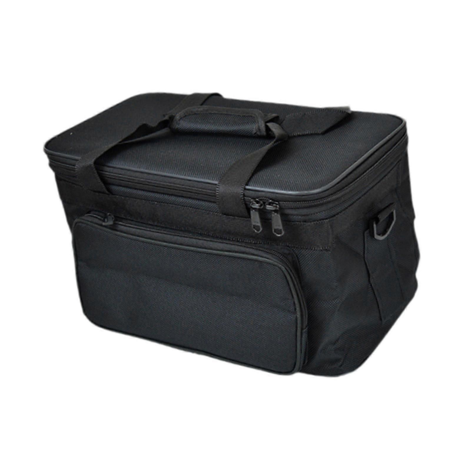 Art Storage Bag Foldable Carry Case for Craft Tool Drawing Supplies Brushes L Blue