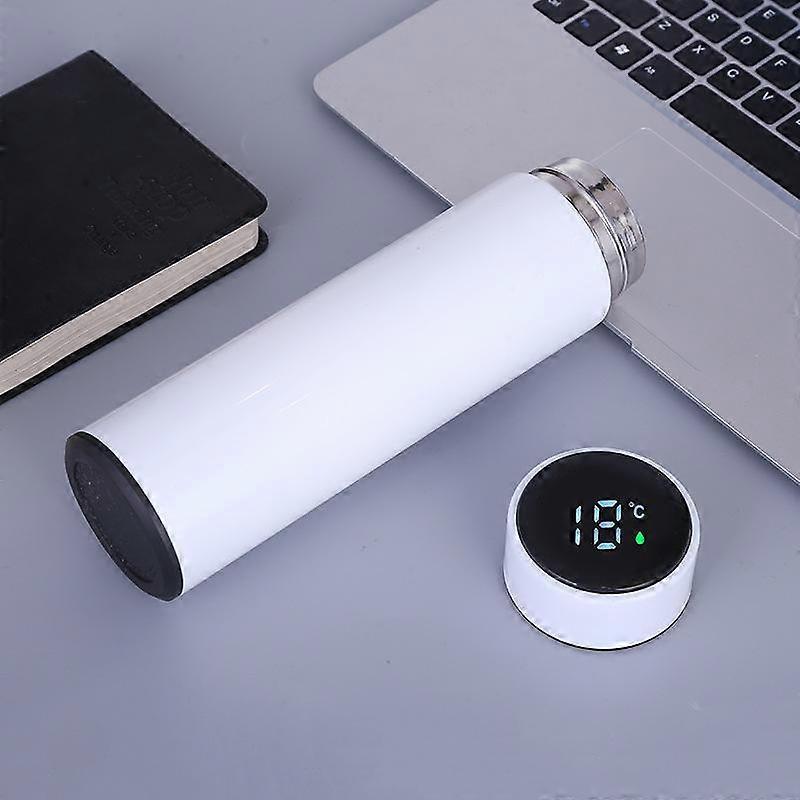 304 Stainless Steel Smart Vacuum Flask Touch Temperature Sensitive Portable Cups for Men and Women Simple Business Office Vacuum Cups.