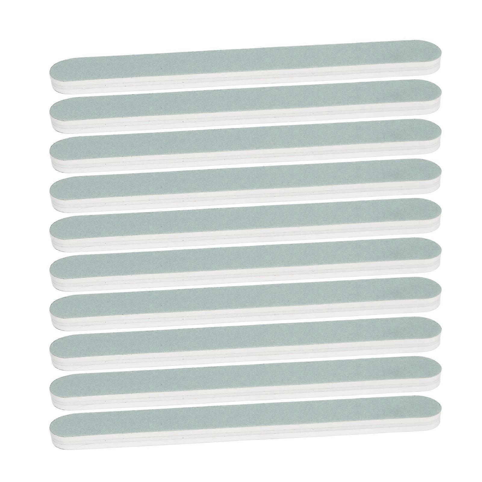 10pcs Nail Polishing Tool Rectangular Buffer Block Double Side Use Strip Professional Manicure Tool