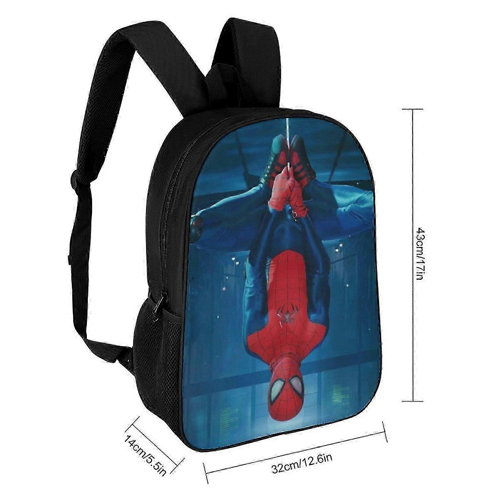 a745 Spider Man Backpack Set Backpack Set 17 Inch with Lunch Bag Pencil Bag School Bag Backpack hbB745