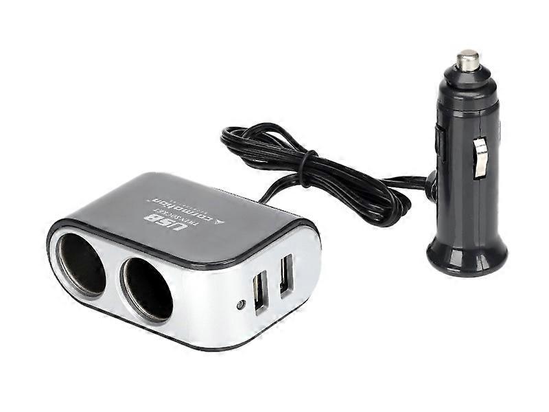 Dubbele splitter met 2x USB 3.1A met kabel