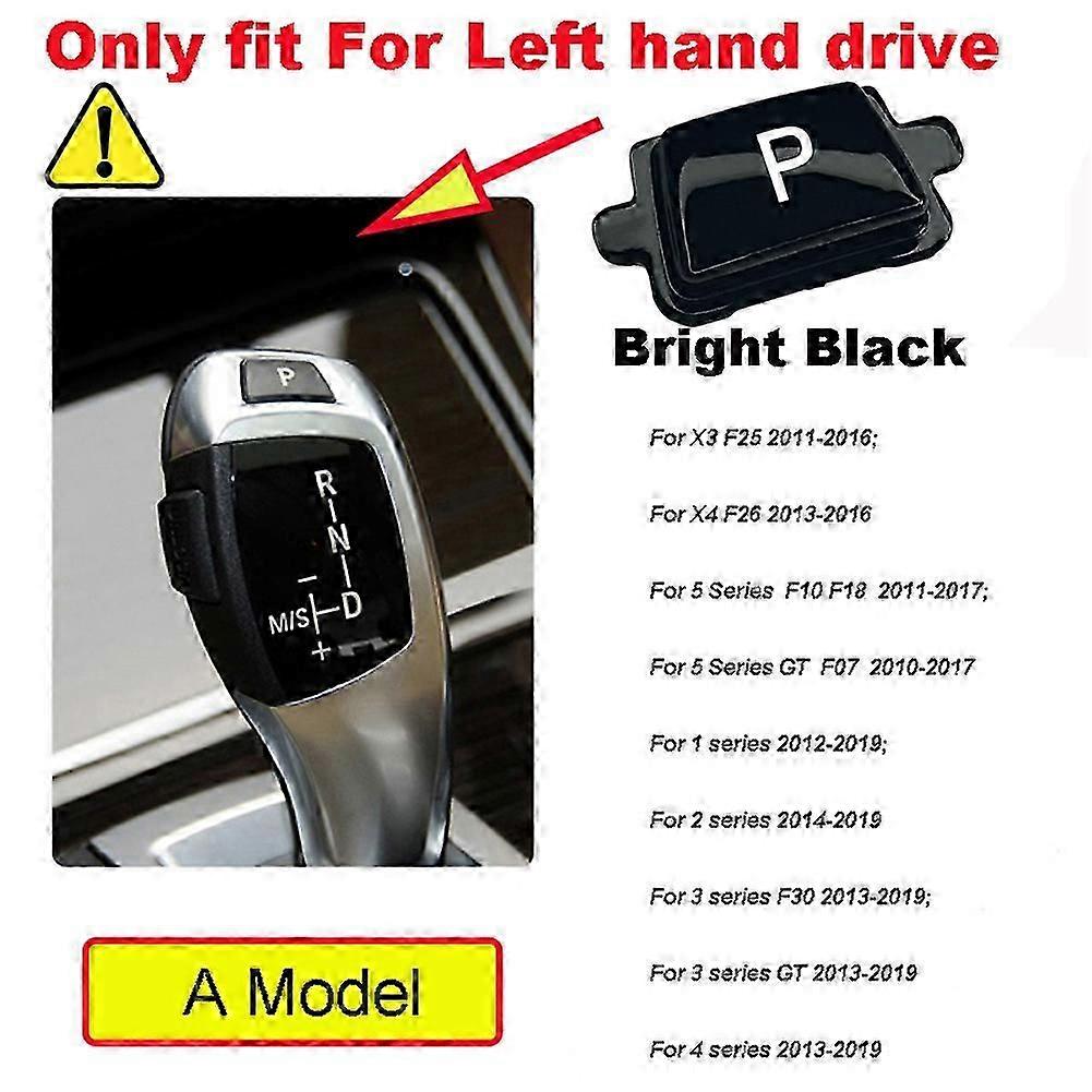 Car Gear Lever Auto Parking Button Letter P Button for BMW 1 2 3 4 5 7 Series F10 F11 F01 F02 X1 X3 X4 F30 F32 F48 F25