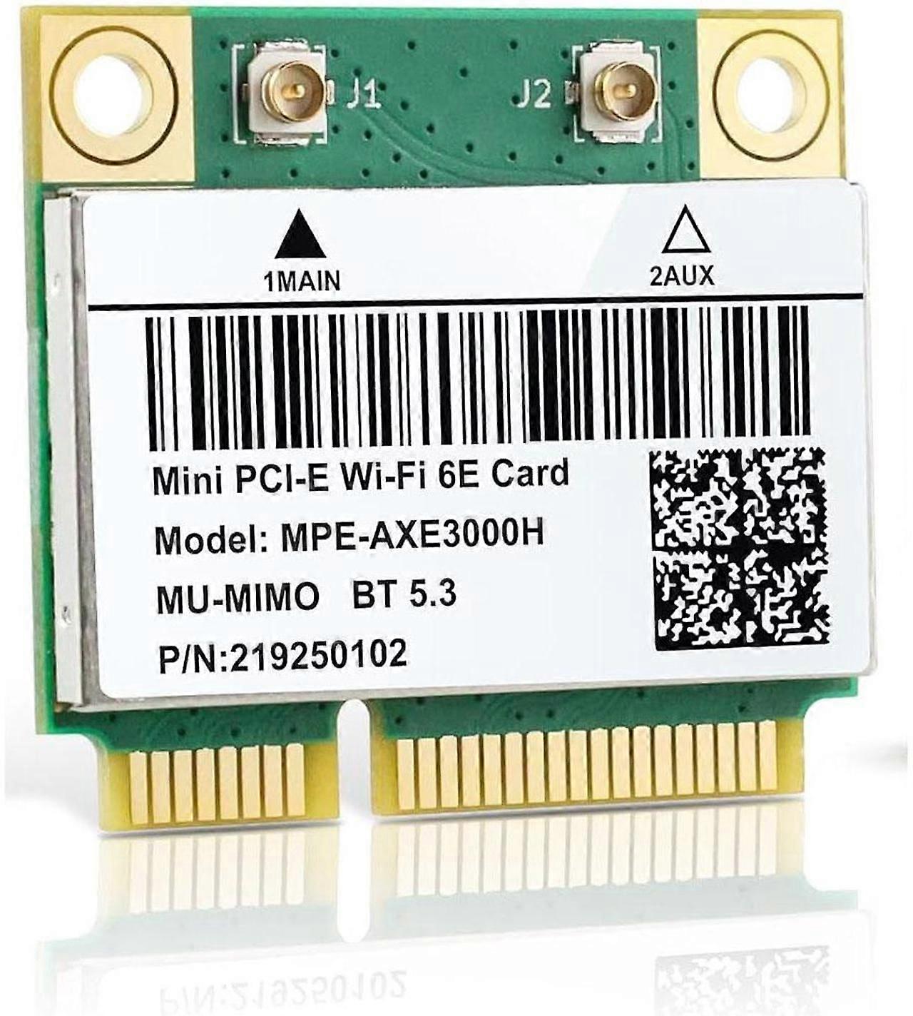 AX210HMW WiFi Card, Wi-Fi 6E Laptop Wireless Card Mini PCIE Interface, Tri-Band Wireless Module for Laptop, 802.11AX WiFi Adapter with Bluetooth 5.3,