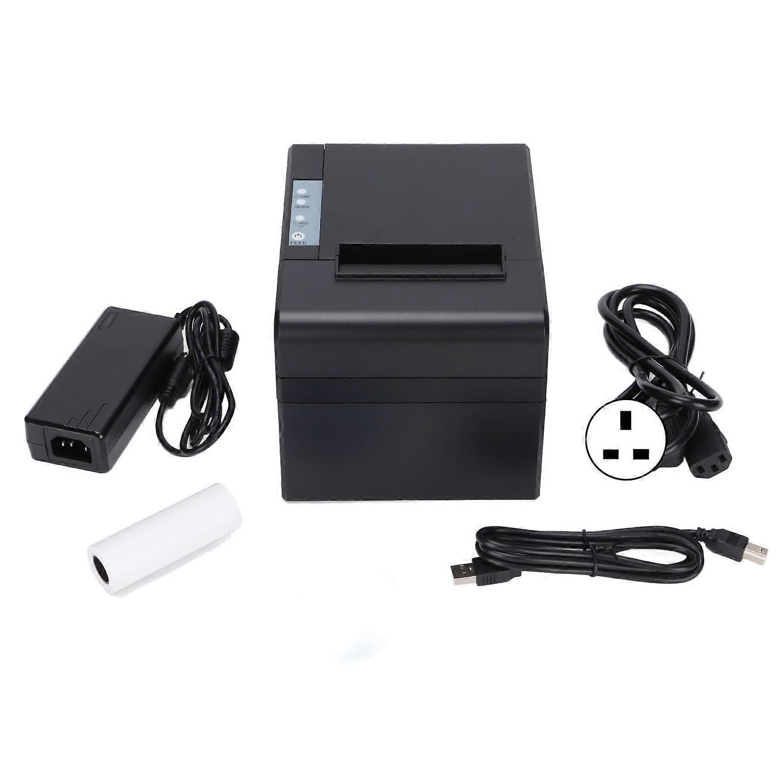 Label Printer Fast Printing High Resolution Clear Printing Low Power Consumption Portable Label Printer 100‑240VUK