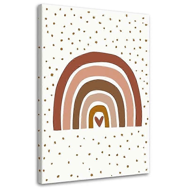 Leinwandbild, Rosa Regenbogen - 70x100
