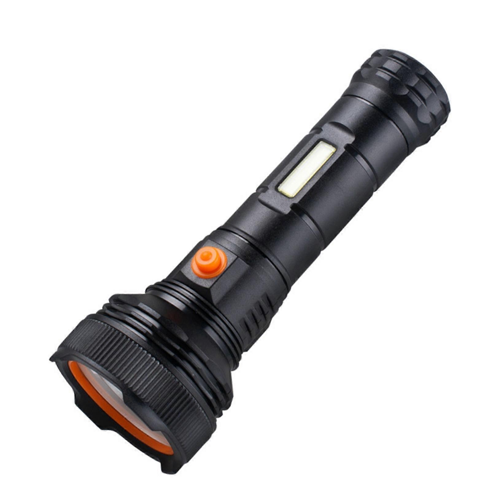 Strong LED Rechargeable Bright Long-range Outdoor Multifunctional Portable Emergency USB Output Flashlight
