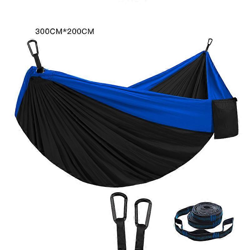 Outdoor Hammock Single and Double Camping Hammock Indoor Color-Blocking Swing Hammock Safe and Durable