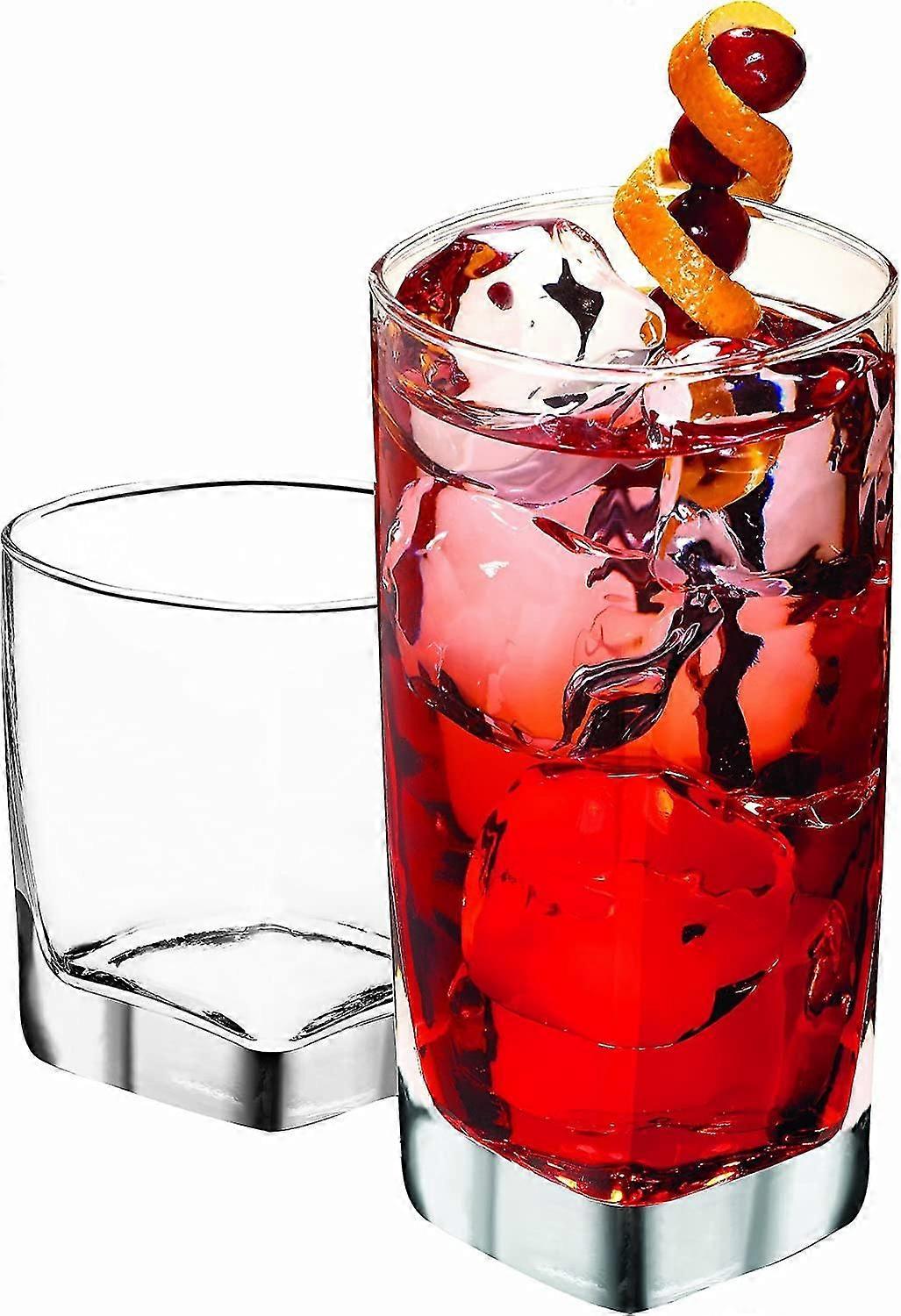 Anchor Hocking Rio pahare de băut mici și mari, set de 16, clar, 80850l13