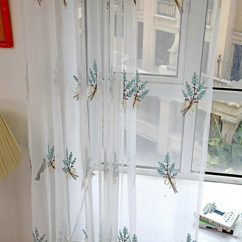 Sheer Curtain Window Voile Drape Valance 1 Panel Fabric pp208