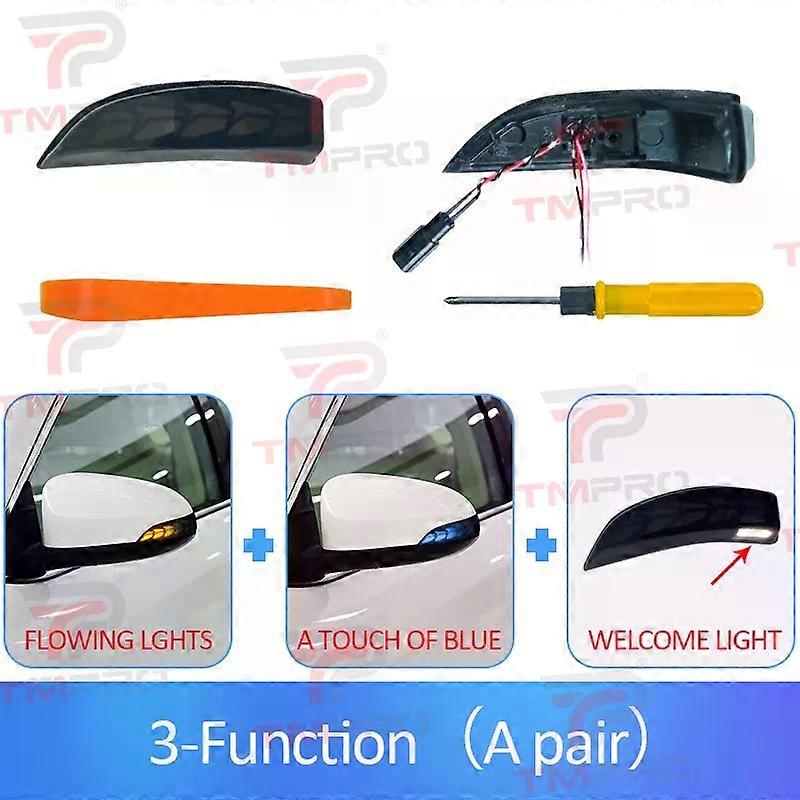 Dynamic LED Turn Signal Light Side Mirror Indicator compatible for  Toyota AQUA COROLLA AXIO CAMRY AURIS ALLION PRIUS C VITZ VIOS SCION IM