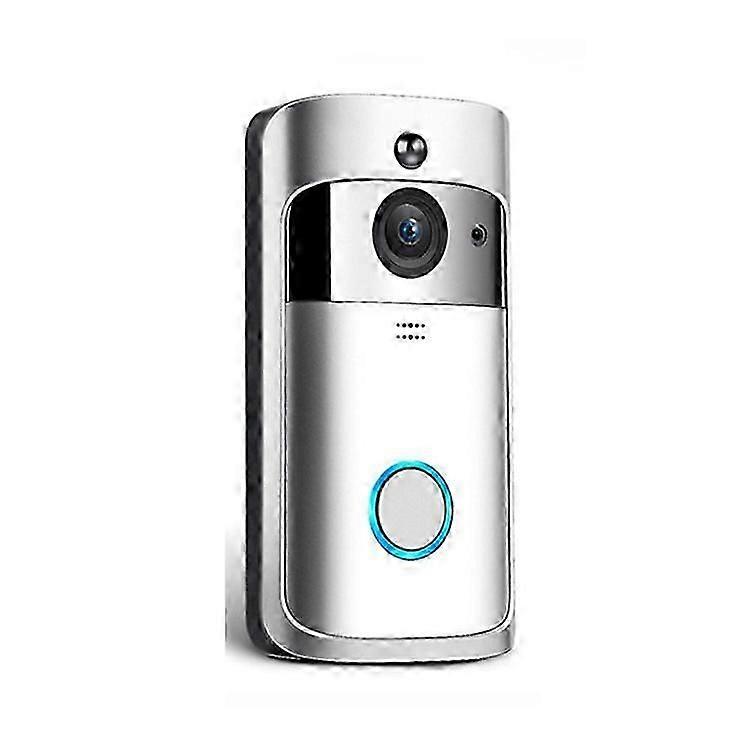 Video Doorbell, Wireless Video Doorbell Camera with Ringtone Silver