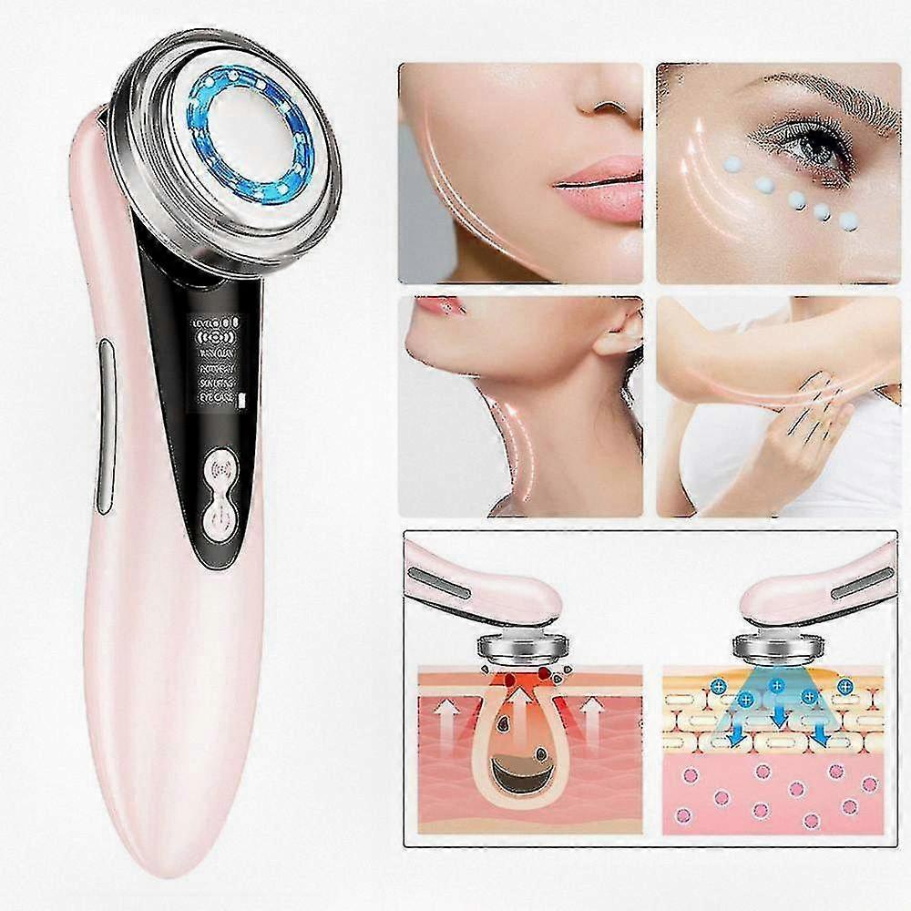 LED Photon Therapy Device for Skin Rejuvenation with RF EMS Lifting and Firming Beauty Treatment