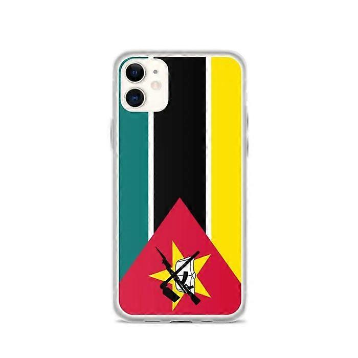 Phone Case - PIXELFORMA - Mozambique Flag - Compatible with iPhone 11 - Flexible - Durable and Shockproof
