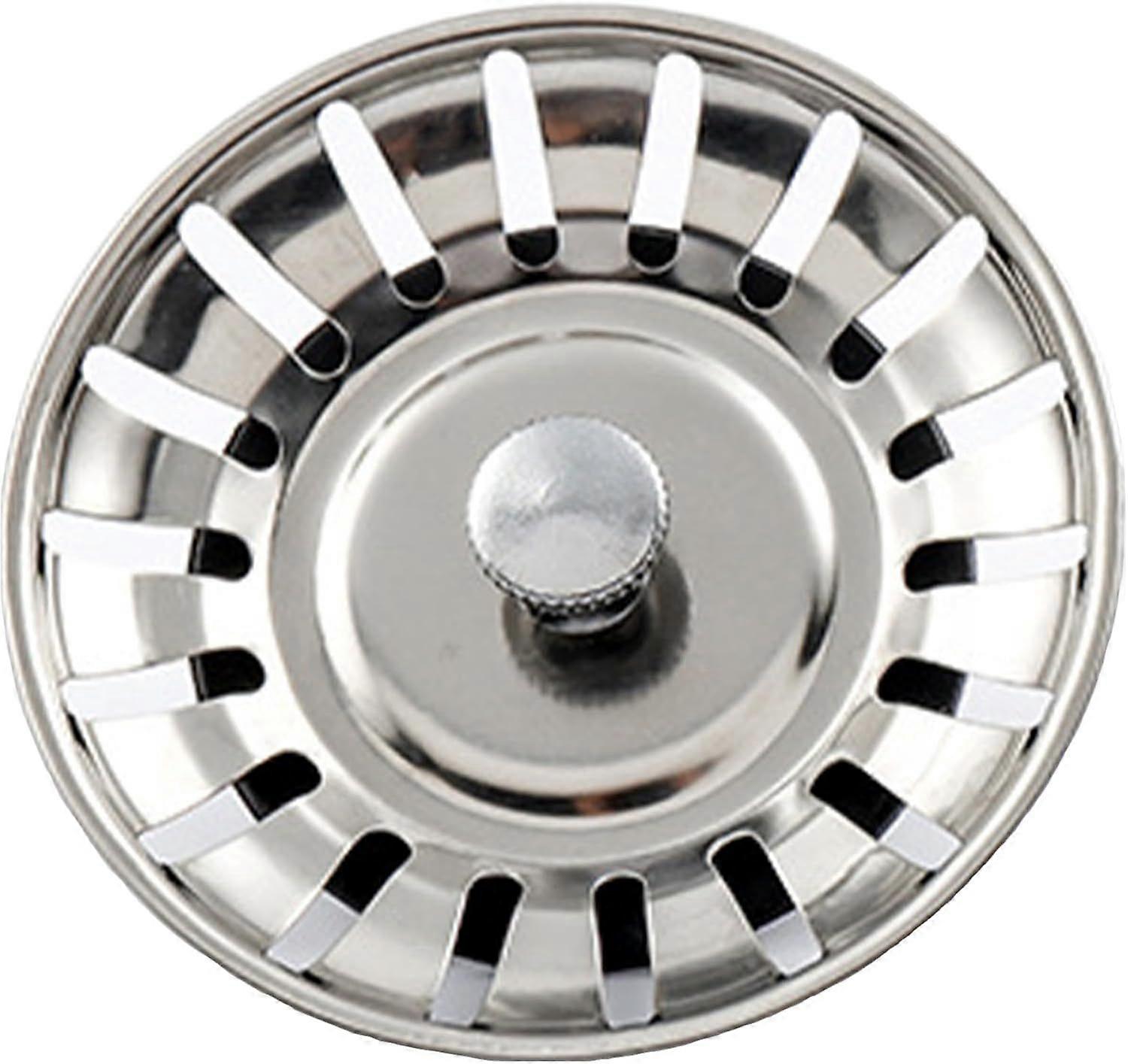 Kitchen Sink Plug Strainer Stainless Steel Rust Universal Sink Plug Replacement