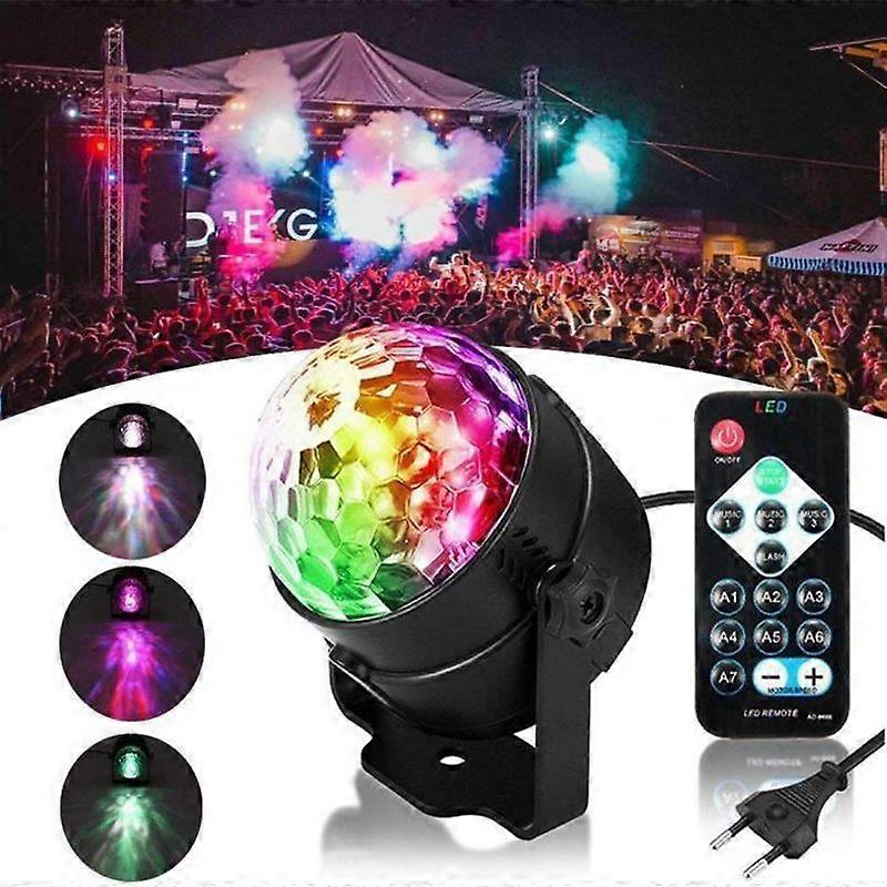 Sound Activated Stage Light with Remote Control and EU Plug
