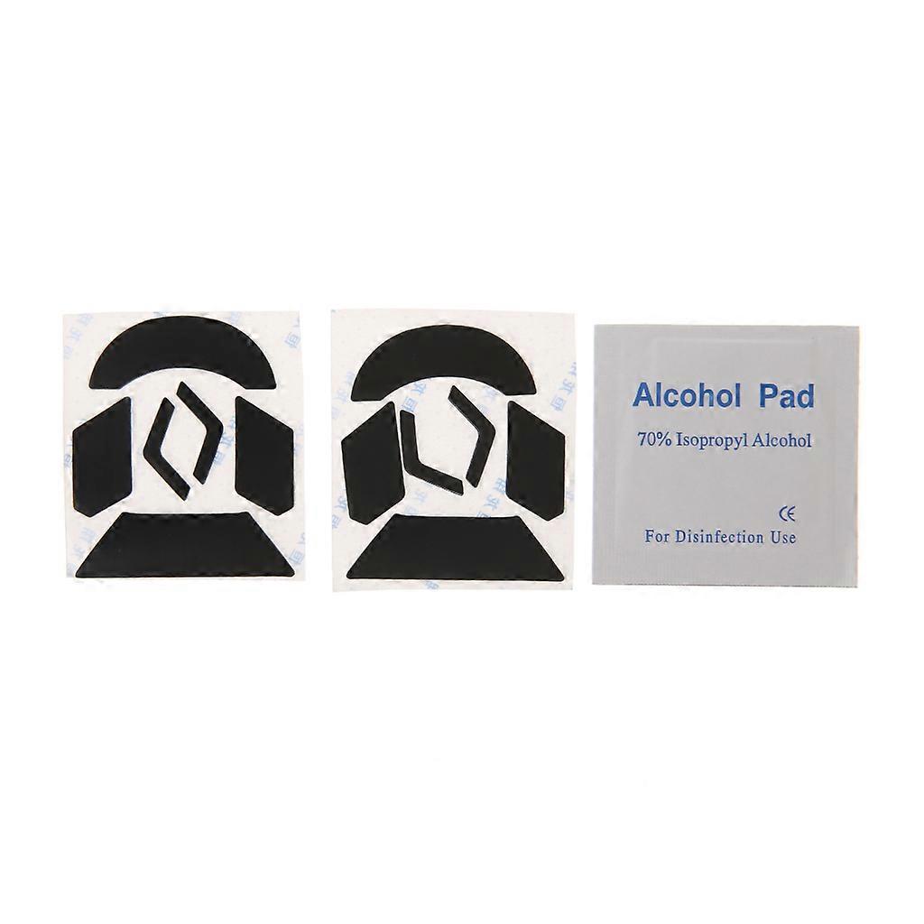 Mouse Skates Pads 2 Pack Rounded Curved Edges Mouse Feet Stickers Replacement for G903 Mouse Black