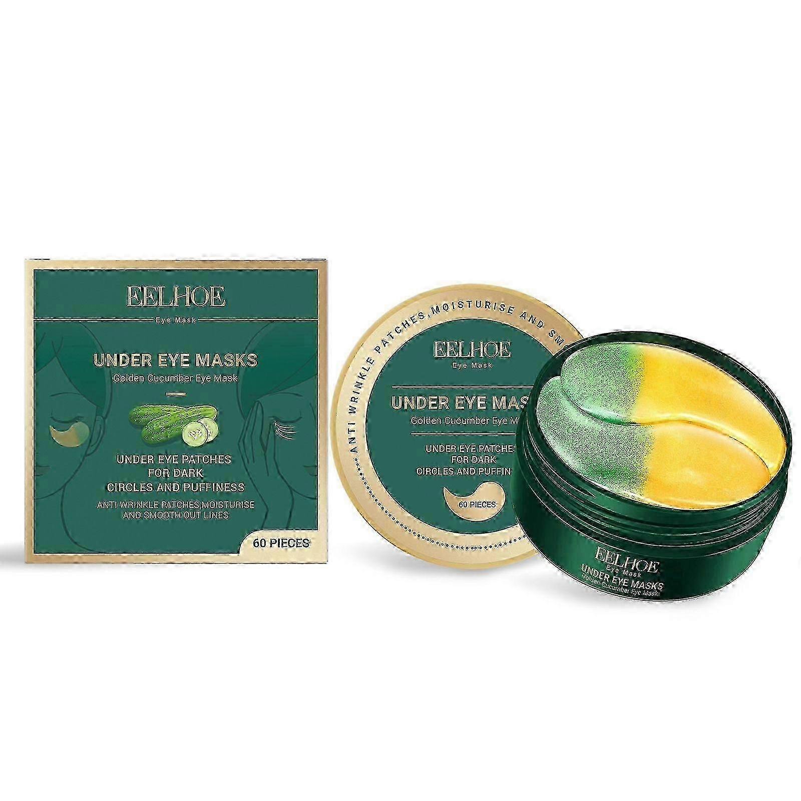 Eelhoe Golden Cucumber Two-Color Eyes Mask Gentle Moisturizing Eye Skin Soft Moisturizing Eye Mask