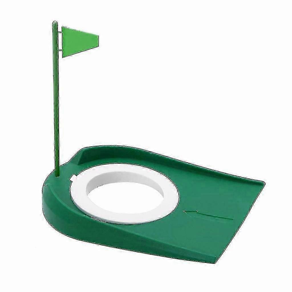 Indoor Outdoor Golf Putting Cup With Hole Flag Training Putter Practice