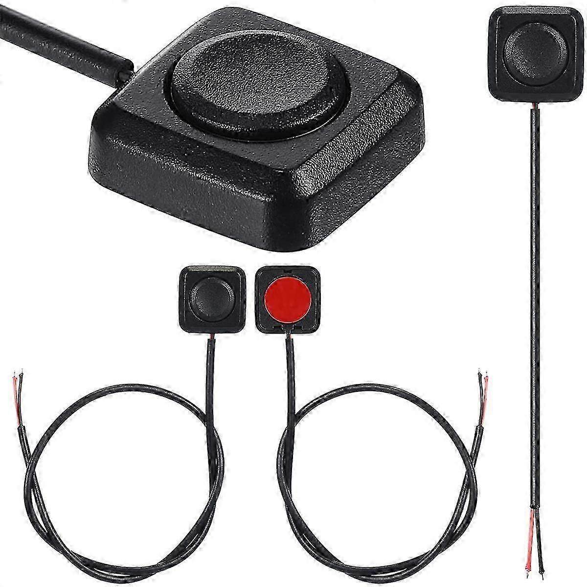 4 Pcs Momentary Switch Momentary Push Button ON Off Switch 12V 24V Surface Mount Mini Button Switch