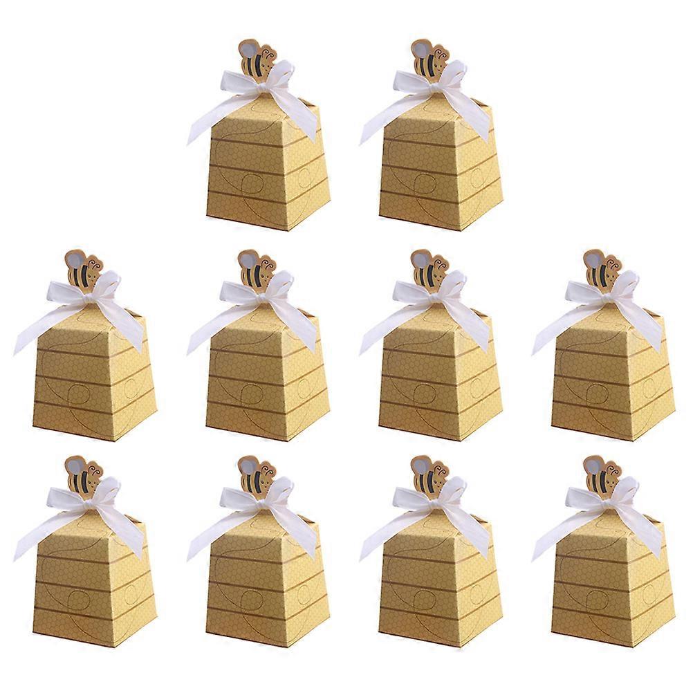 Event Decor Boxes with Beehive Design, Convenient for Candy Storage