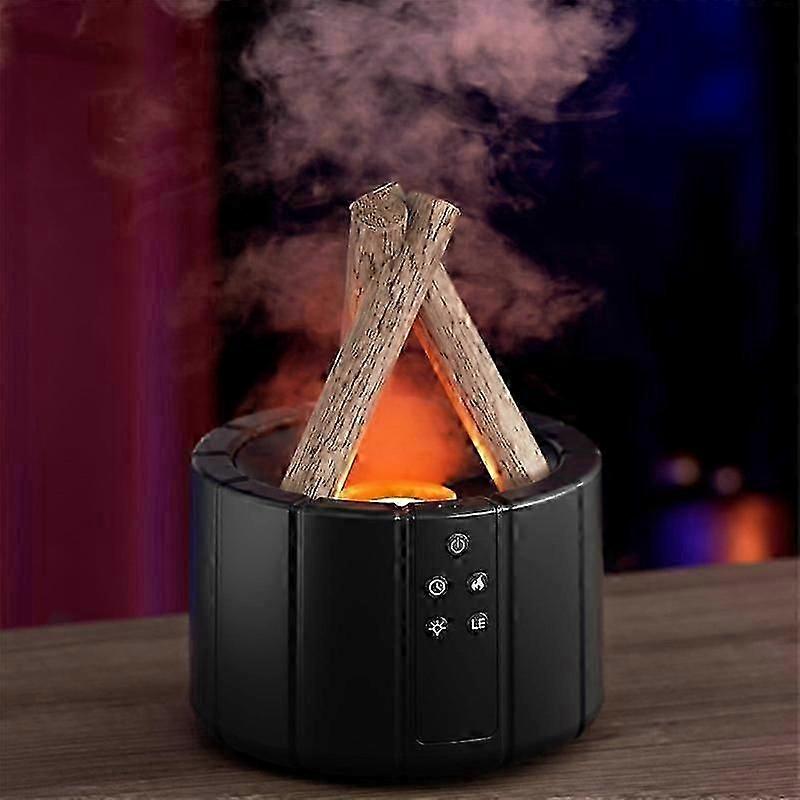 Bonfire Humidifier 250ML with Remote Control, Silent Flame Humidifiers