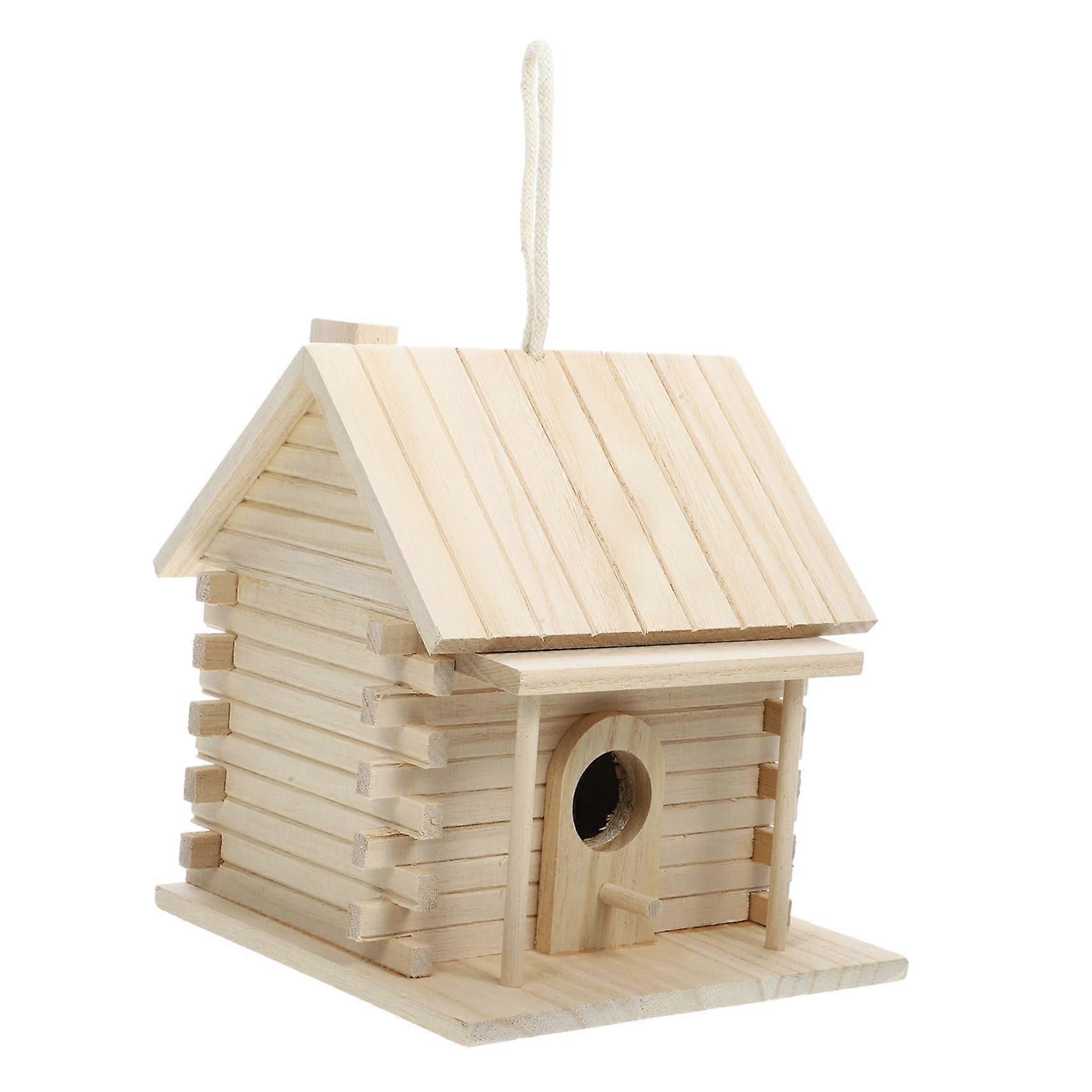 Wooden Bird Nest Parakeet Nesting Box Bird Nesting Place Bird Cage Parrot
