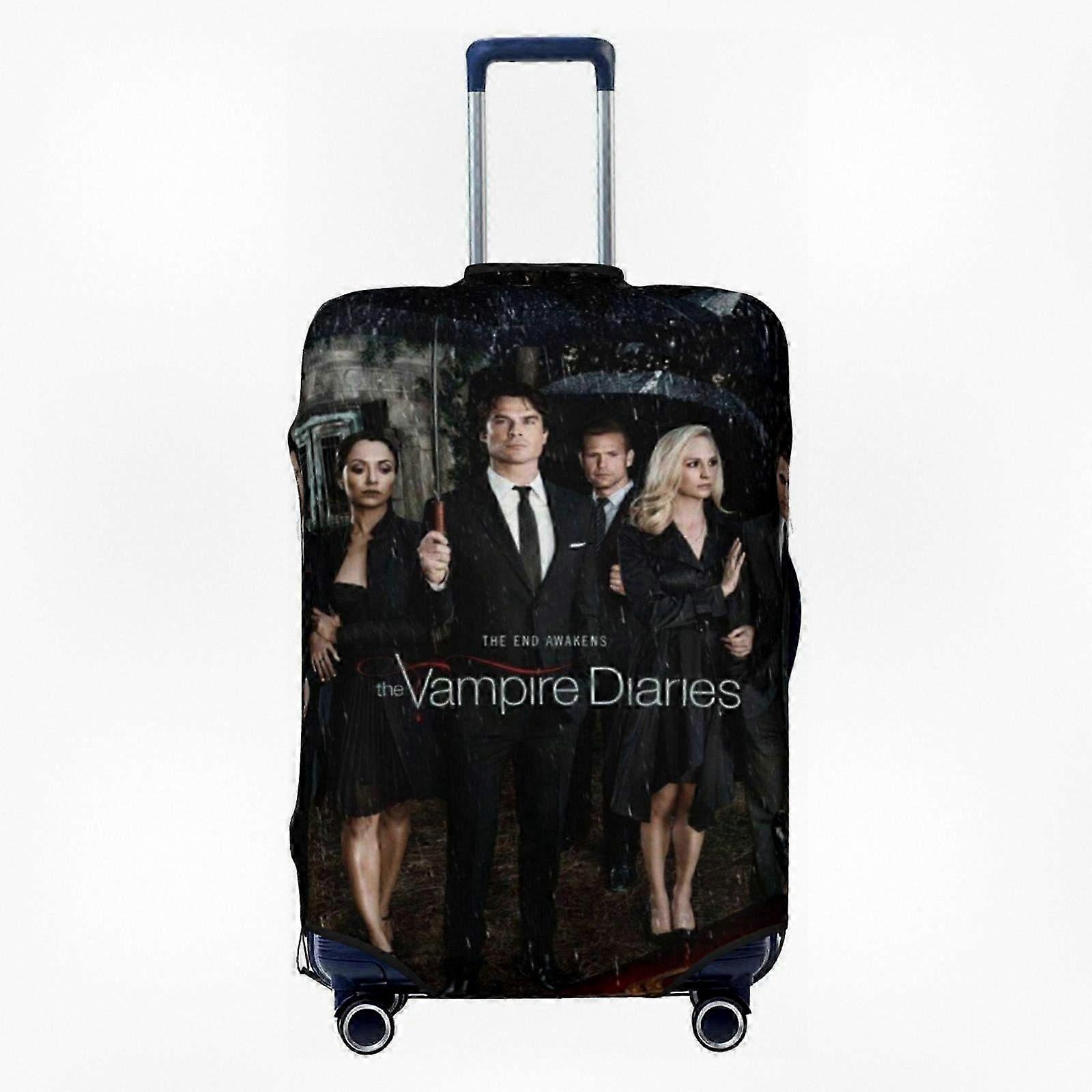 Organizador de Capa de Bagagem de Viagem Elástica para Mala - Estojo Protetor Compatível com o Tema The Vampire Diaries YQ831