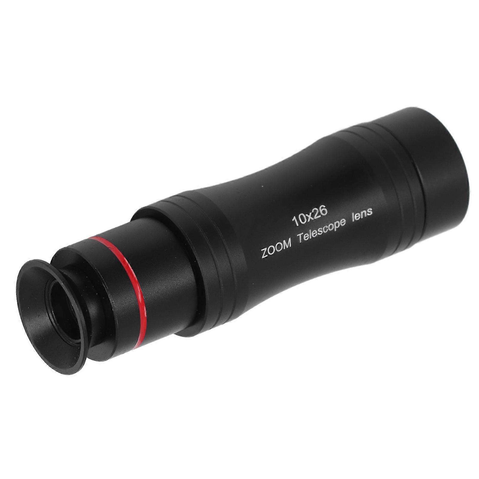 10x26 Lightweight Monocular Telescope Phone Lens with Clip 229g