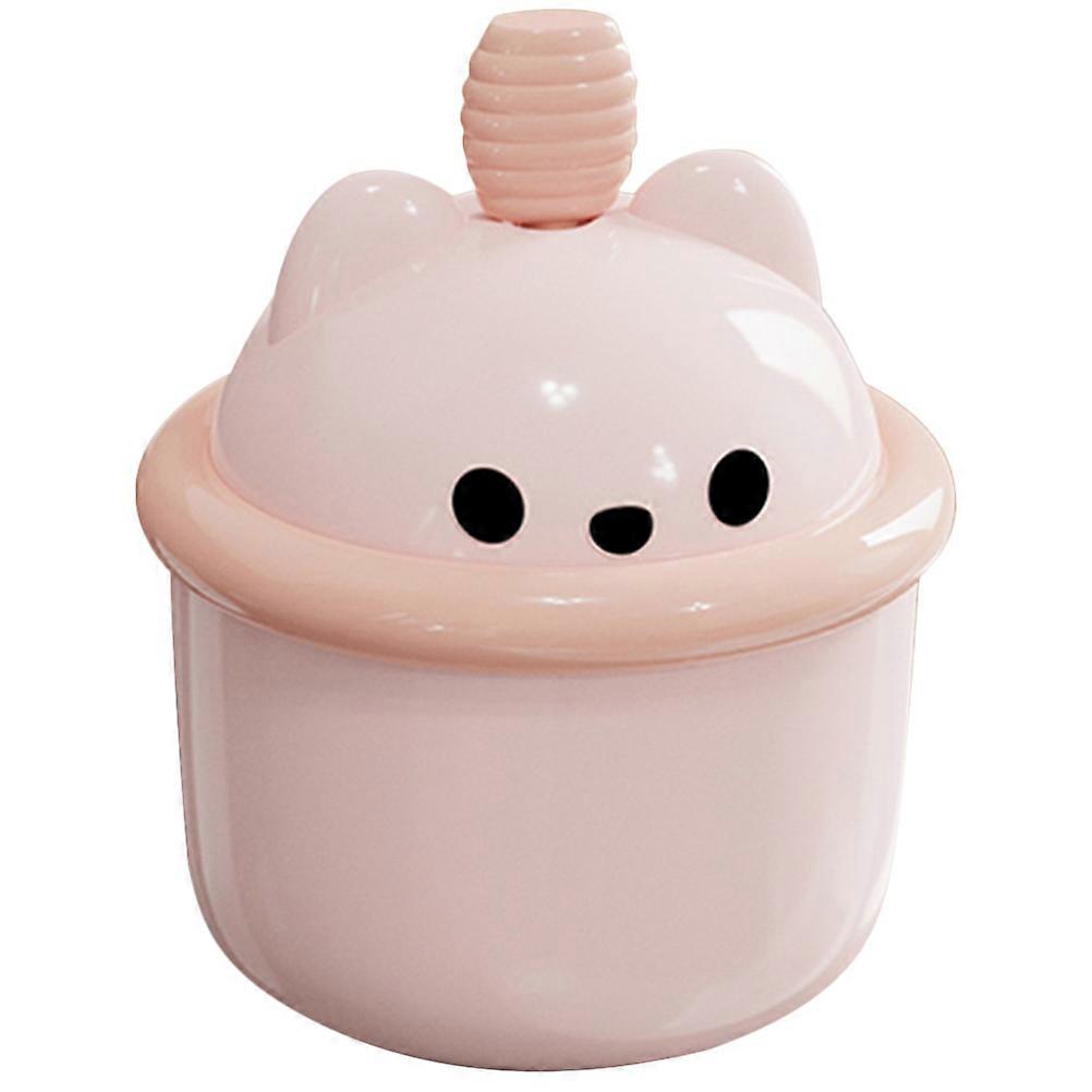 Portable Facial Foam Maker Cup with Ergonomic Grip, Easy to Use Bubble Dispenser for Even Face Wash Application, Healthy Skin Care, Pink Cartoon Bear